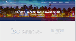 Desktop Screenshot of investigativesupportgroup.com